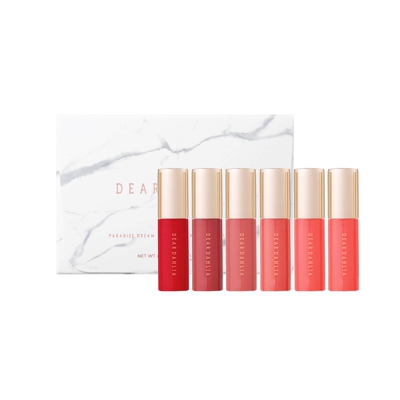 Dear Dahlia Paradise Dream Mini Velvet Lip Mousse 6 Set - Best Seller Collection
