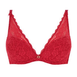 AUBADE soutien-gorge triangle coques en dentelle Rosessence