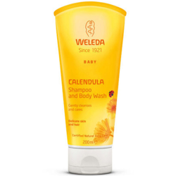 Shampooing et savon au calendula Weleda Baby (200ml) en oferta