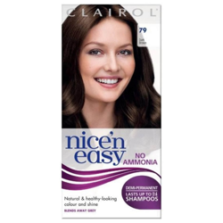 Clairol Nice'n Easy Semi-Permanent Hair Dye with No Ammonia (Various Shades) - 79 Dark Brown en oferta
