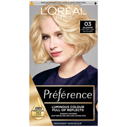 L'Oréal Paris Préférence Infinia Hair Dye (Various Shades) - 03 Lightest Ash Blonde precio