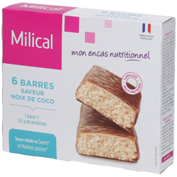 Milical Hyperproteiné barres coco características