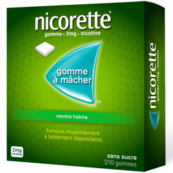 Nicorette® Gomme 2 mg Menthe fraiche sans sucre en oferta