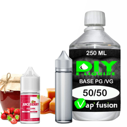 Pack e-liquide DIY Facile Juice Berry arôme concentré - Base PG/VG 250ML + Flacon vide 50 ml precio
