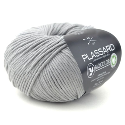 Pelote de laine biocolor gris clair - Plassard precio