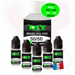 Base neutre - 250 ml - PG/VG 50-50 + 5 boosters 20mg - Diy e liquide - Vapfusion en oferta