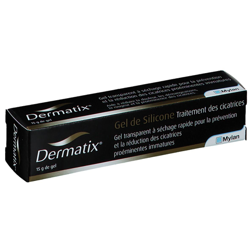 Dermatix® Gel de Silicone Traitement des cicatrices características