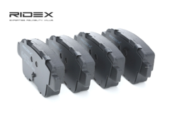 RIDEX Plaquettes De Frein 402B0428 Jeu De Plaquettes De Frein,Jeu de plaquettes de frein, frein à disque OPEL,FIAT,VAUXHALL,CORSA D precio