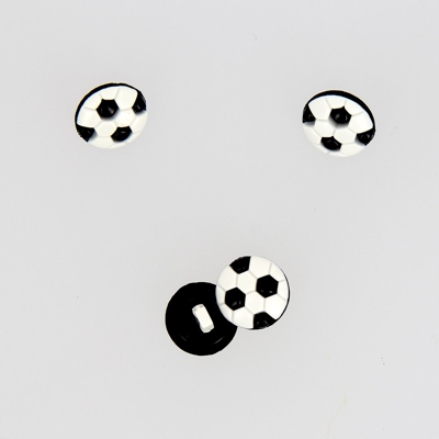 Boutons forme ballon à queue 13 mm