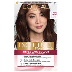 L'Oréal Paris Excellence Crème Permanent Hair Dye (Various Shades) - 4.02 Tempting Brunette características