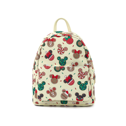 MINI SAC DOS AVEC SERRE TETE MICKEY ET MINNIE XMAS COOKIES / MICKEY MOUSE / LOUNGEFLY en oferta