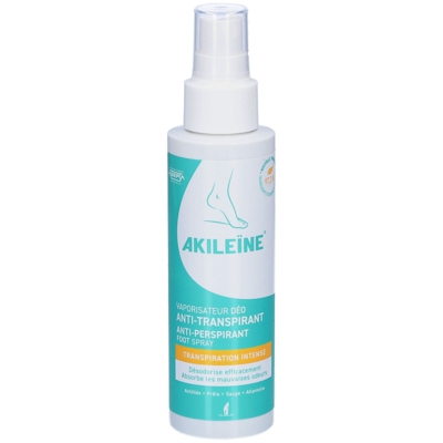 Akileïne Spray deo assechant très forte transpiration