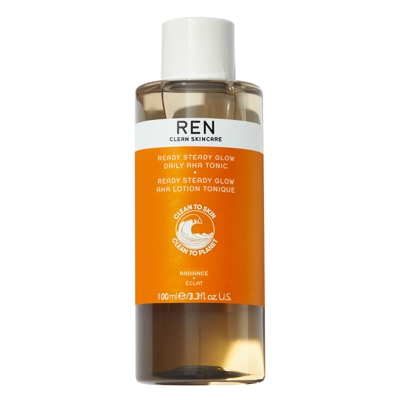 REN Clean Skincare Ready Steady Glow Daily Travel Size AHA Tonic 100ml