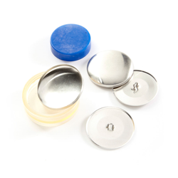 Bouton à recouvrir métal argent precio