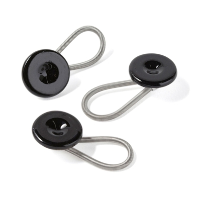 Bouton extensible noir