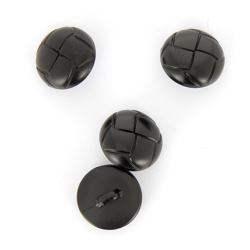 Boutons effet cuir noir 20 mm precio