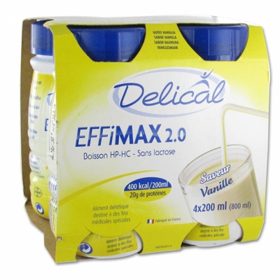 Delical Effimax 2.0 Boisson Hphc vanille
