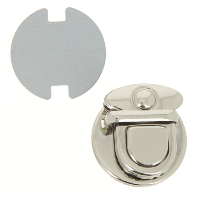 Fermoir cartable argenté 31 mm