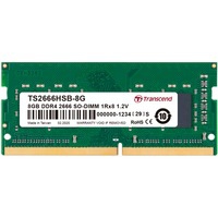 TS2666HSB-8G module de mémoire 8 Go 1 x 8 Go DDR4 2666 MHz