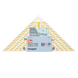 Triangle équerre patchwork, pour 1/4 de carré características