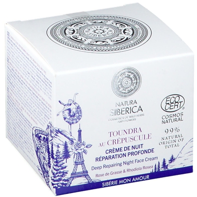 Natura Siberica Toundra AU Crépuscule Crème de Nuit réparation profonde