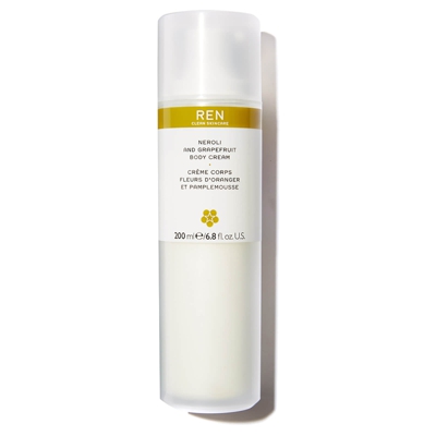 REN crème corps fleurs d'oranger et pamplemousse (200ml)