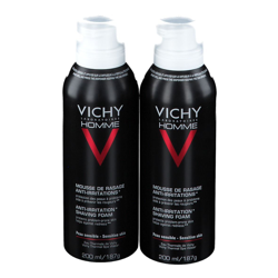Vichy Homme mousse à raser anti-irritations características
