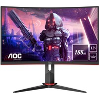 C27G2U/BK LED display 68,6 cm (27") 1920 x 1080 pixels Full HD Noir, Rouge, Moniteur Gaming