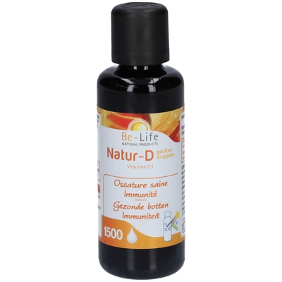 Be-Life Natur-D 4000 Gouttes Vitamine D3 naturelle