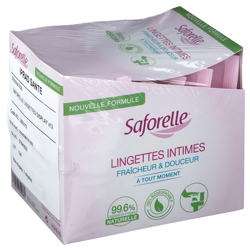 Saforelle Lingettes Intimes Fraîcheur & Douceur en oferta