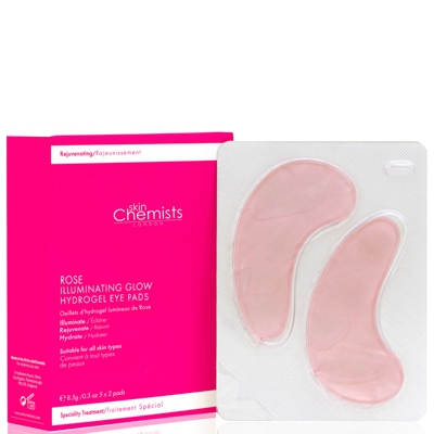 skinChemists Rose Illuminating Glow Hydrogel Eye Pads (Pack of 5)