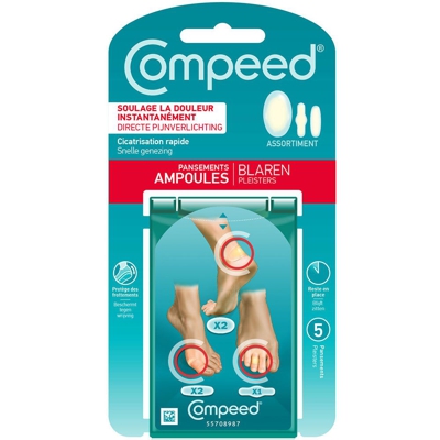 Compeed® Pansements Ampoules Pack 3-en-1