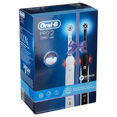 Oral-B PRO 2 2900 Brosse À Dents Électrique Black + White