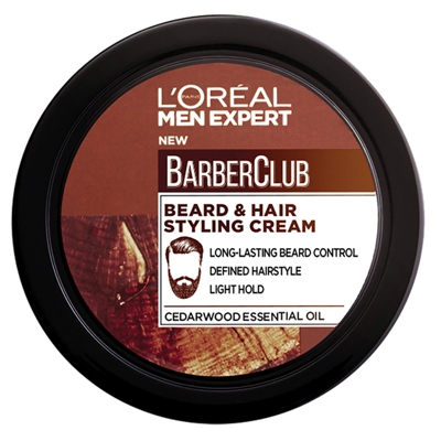 Crème Coiffante Cheveux & Barbe BarberClub L'Oréal Paris Men Expert 100 ml