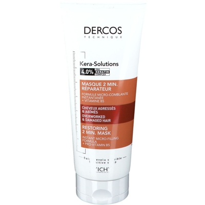 Vichy Dercos Technique Kera-Solutions Masque 2min. Réparateur