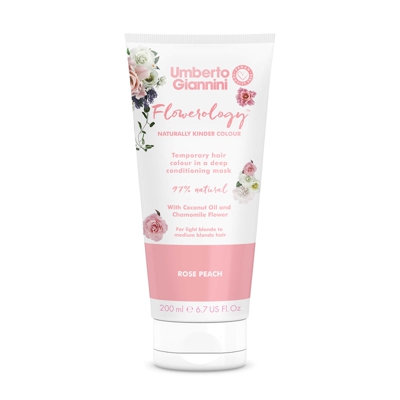 Umberto Giannini Flowerology Colour Mask - Rose Peach 195ml