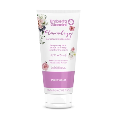 Umberto Giannini Flowerology Colour Mask - Sweet Violet 195ml