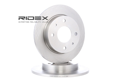 RIDEX Disques De Frein SMART,MITSUBISHI 82B0053 A4544200072,4605A076,4605A076S1 Frein à Disque,Disque de frein M4605A076,4544200072