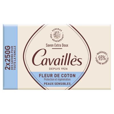 Rogé Cavaillès savon surgras fleur de coton