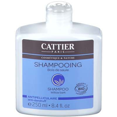 Cattier Shampoing bois de saule bio antipelliculaire