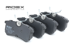 RIDEX Plaquettes De Frein 402B0012 Jeu De Plaquettes De Frein,Jeu de plaquettes de frein, frein à disque FORD,RENAULT,FIESTA V JH_, JD_,FIESTA VI características