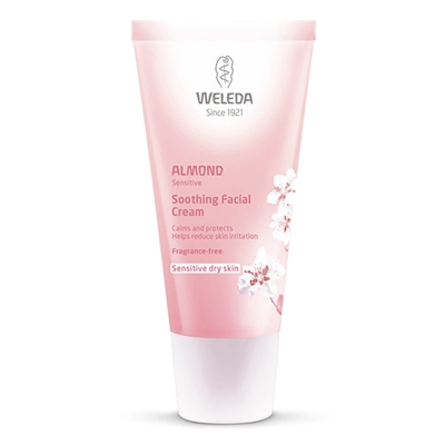 Crème visage apaisante à l'amande Weleda (30 ml)