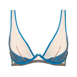 EDGE O' BEYOND soutien-gorge triangle en soie Barbie