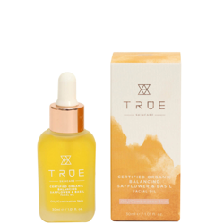 TRUE Skincare Certified Organic Balancing Safflower and Basil Facial Oil 30ml precio