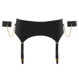 MAISON CLOSE porte-jarretelles avec menottes Tapage Nocturne