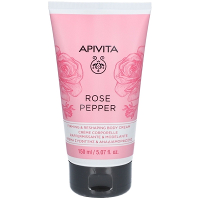 Apivita Crème Corps Raffermissante et Remodelante Rose Pepper