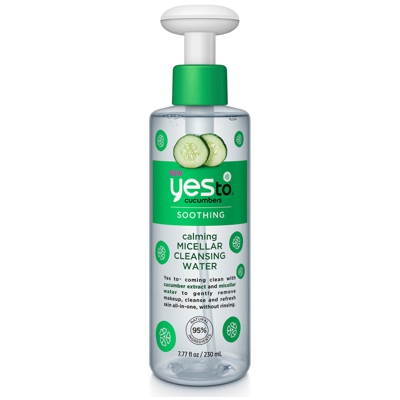 Eau Nettoyante Micellaire Calmante Calming Micellar Cleansing Water yes to cucumbers