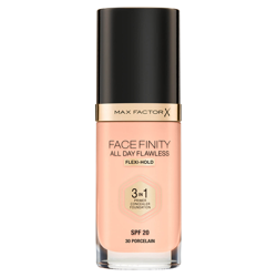 Max Factor Facefinity All Day Flawless Foundation 30ml (Various Shades) - Porcelain características