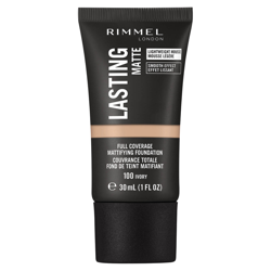 Rimmel London Lasting Matte Foundation 30ml (Various Shades) - 100 Ivory características