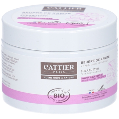 Cattier Beurre de Karité Fleur des Îles